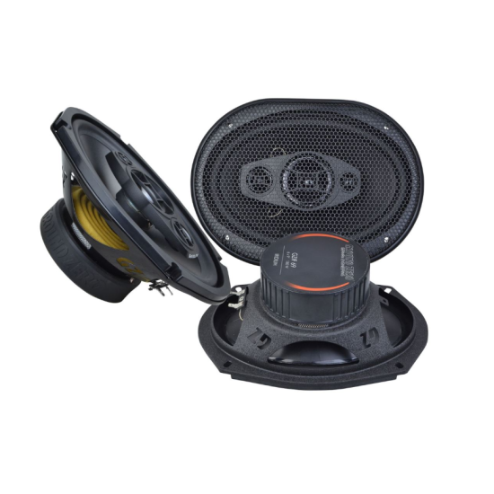 Ground Zero GZIF 69 3-drożne głośniki współosiowe o średnicy woofera 6 x 9 cala. Moc woofera 120 W RMS